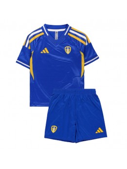 Billige Leeds United Bortedraktsett Barn 2025-26 Kortermet (+ Korte bukser)
